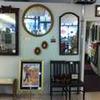 Serveral antique mirrors