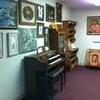 Antique organ and artwork